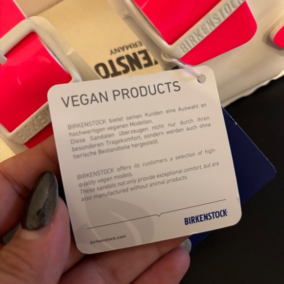 Milano Neon Pink/White Birkenstocks - Picture 6 of 8